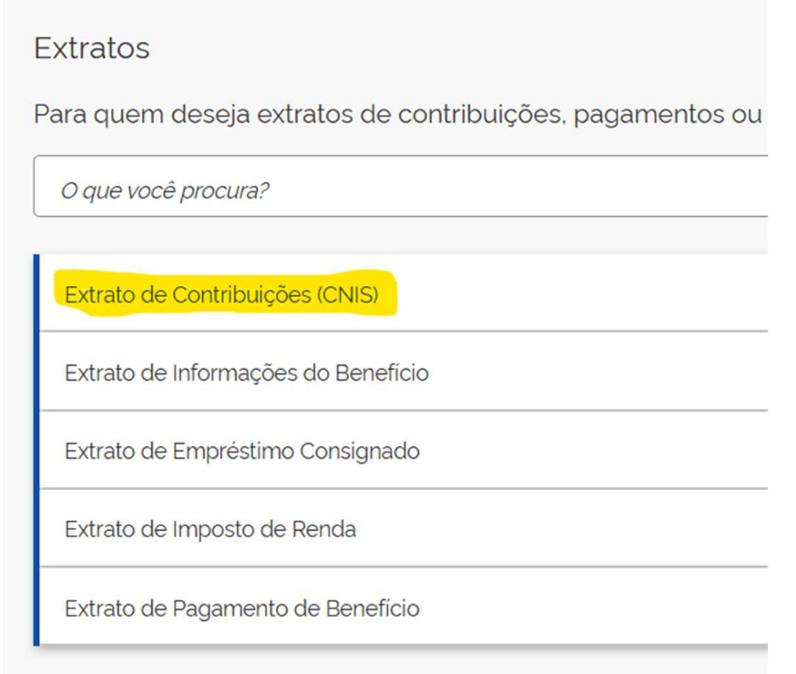 Extrato Prevdenciário 